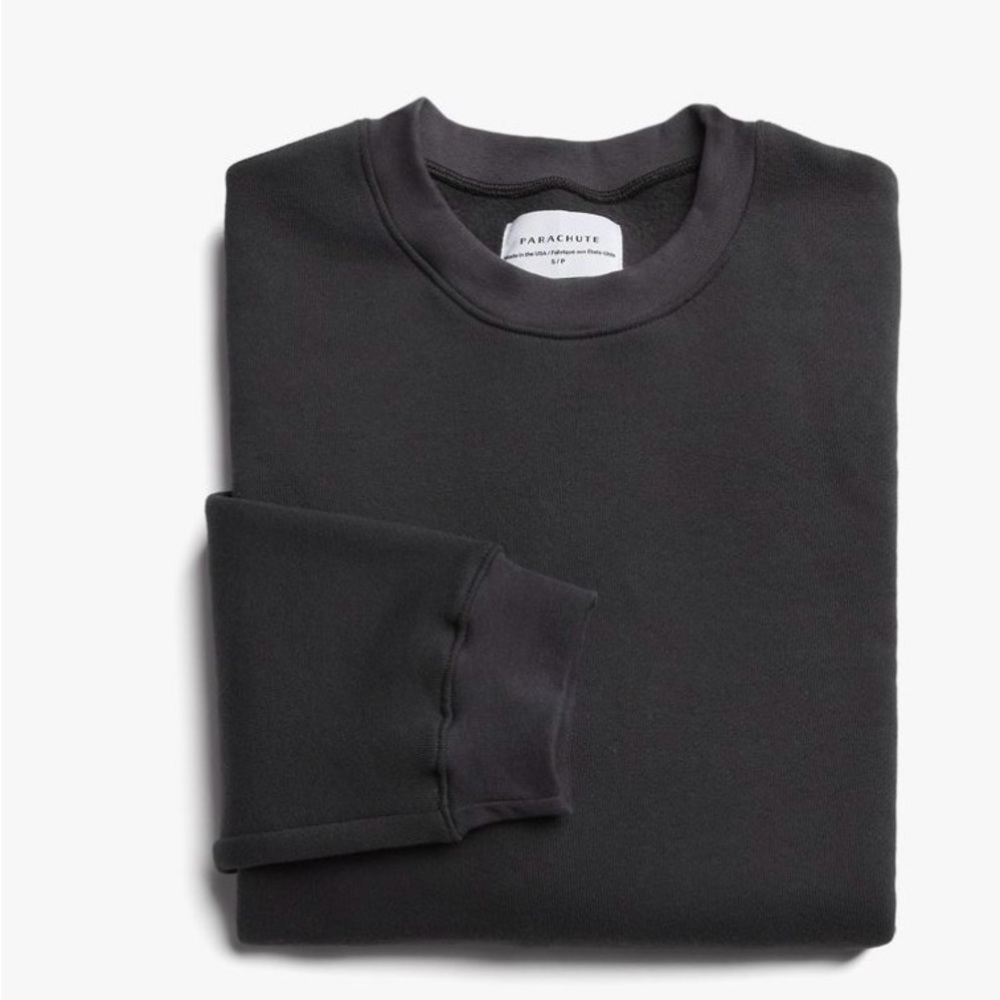 Parachute Men's Classic Crew Sweatshirt / Coal / MEDIUM
